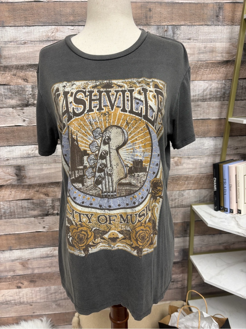 Altar’d State Grey Nashville Music City Graphic Tee